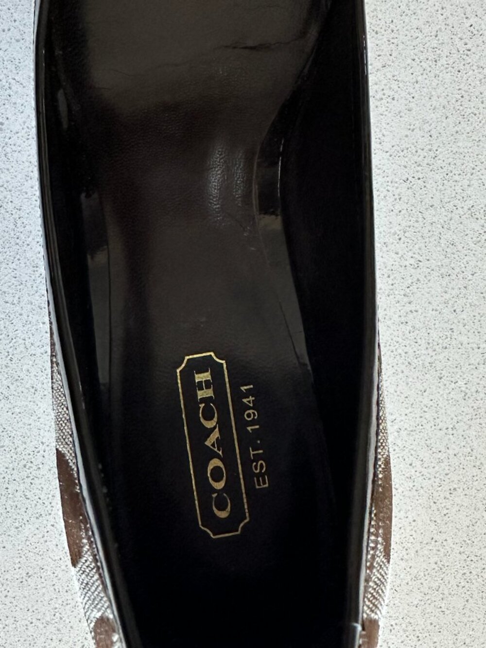 Coach Kitten Heels, Brown - in great condition - Picture 4 of 4